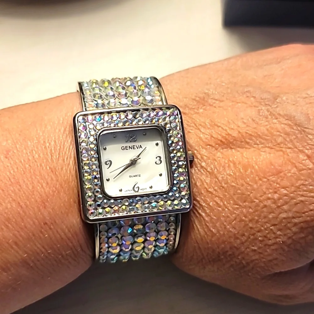 Geneva Rhinestone Watch - Picture 4 of 6